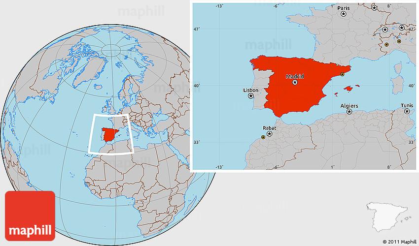 Espanha localização no mapa mundo Espanha no mapa localização (Sul da Europa Europa) Espanha localização no mapa mundo Espanha no mapa localização (Sul da Europa Europa)